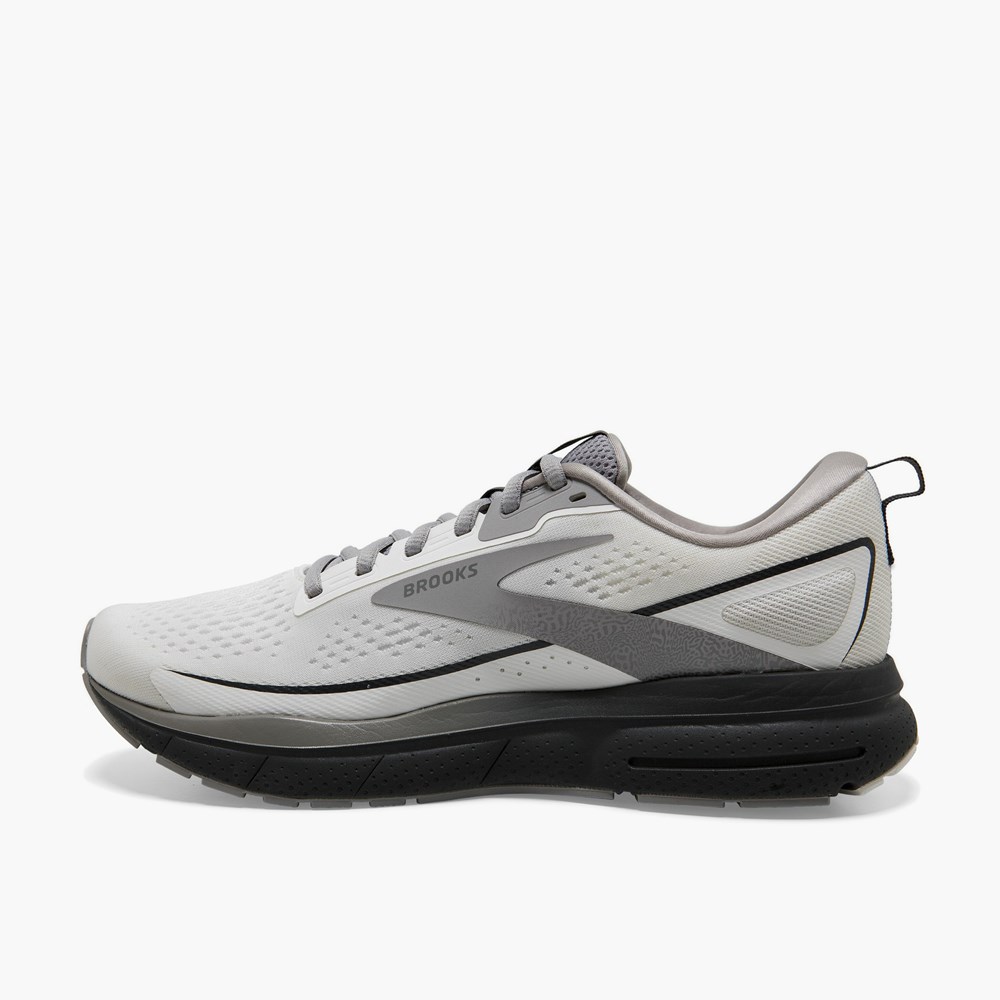 Chaussures Running Route Brooks Trace 3 Blanche Homme | PST-0093837